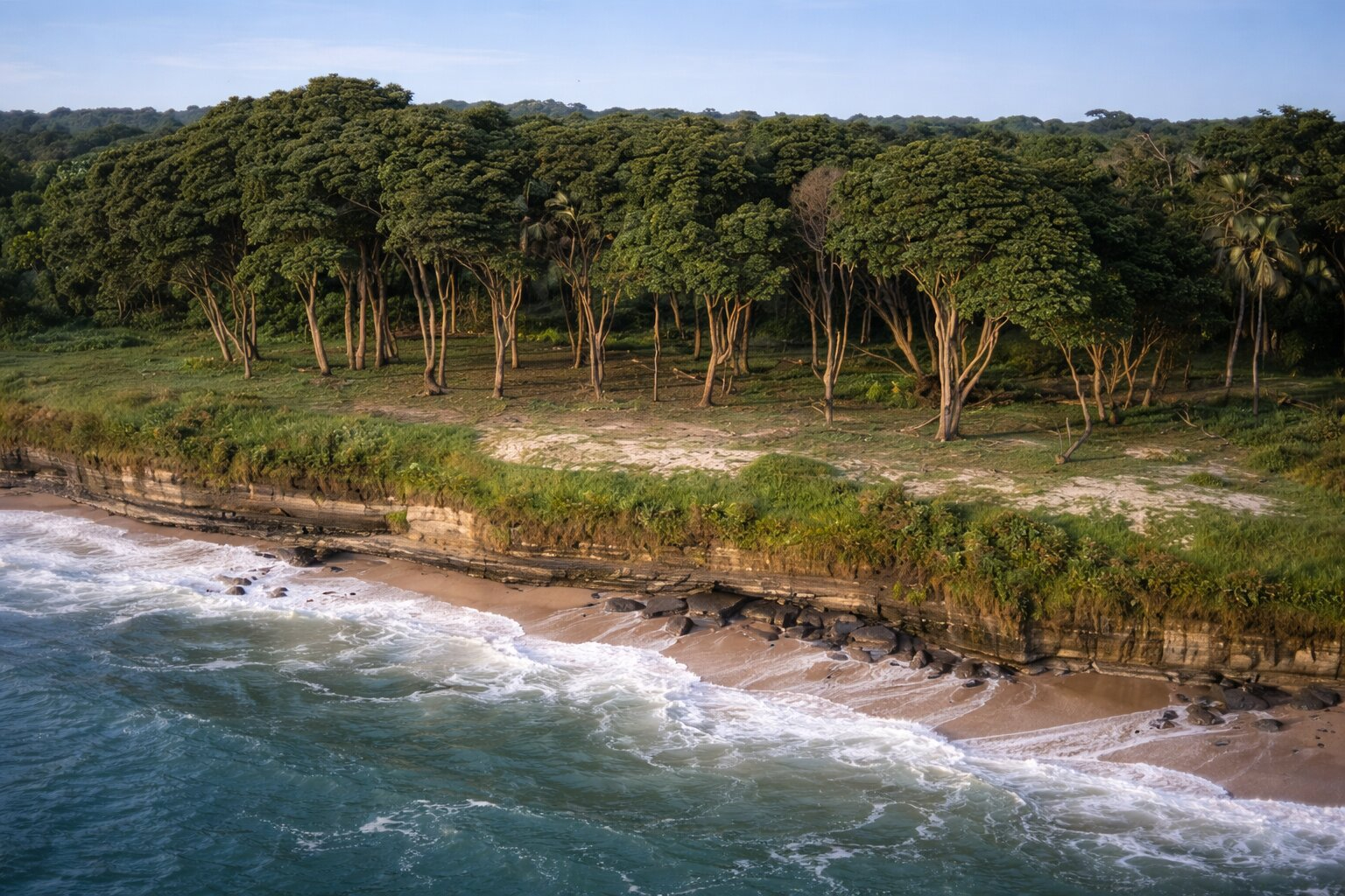 Komo River Coastline Near Libreville Gabon