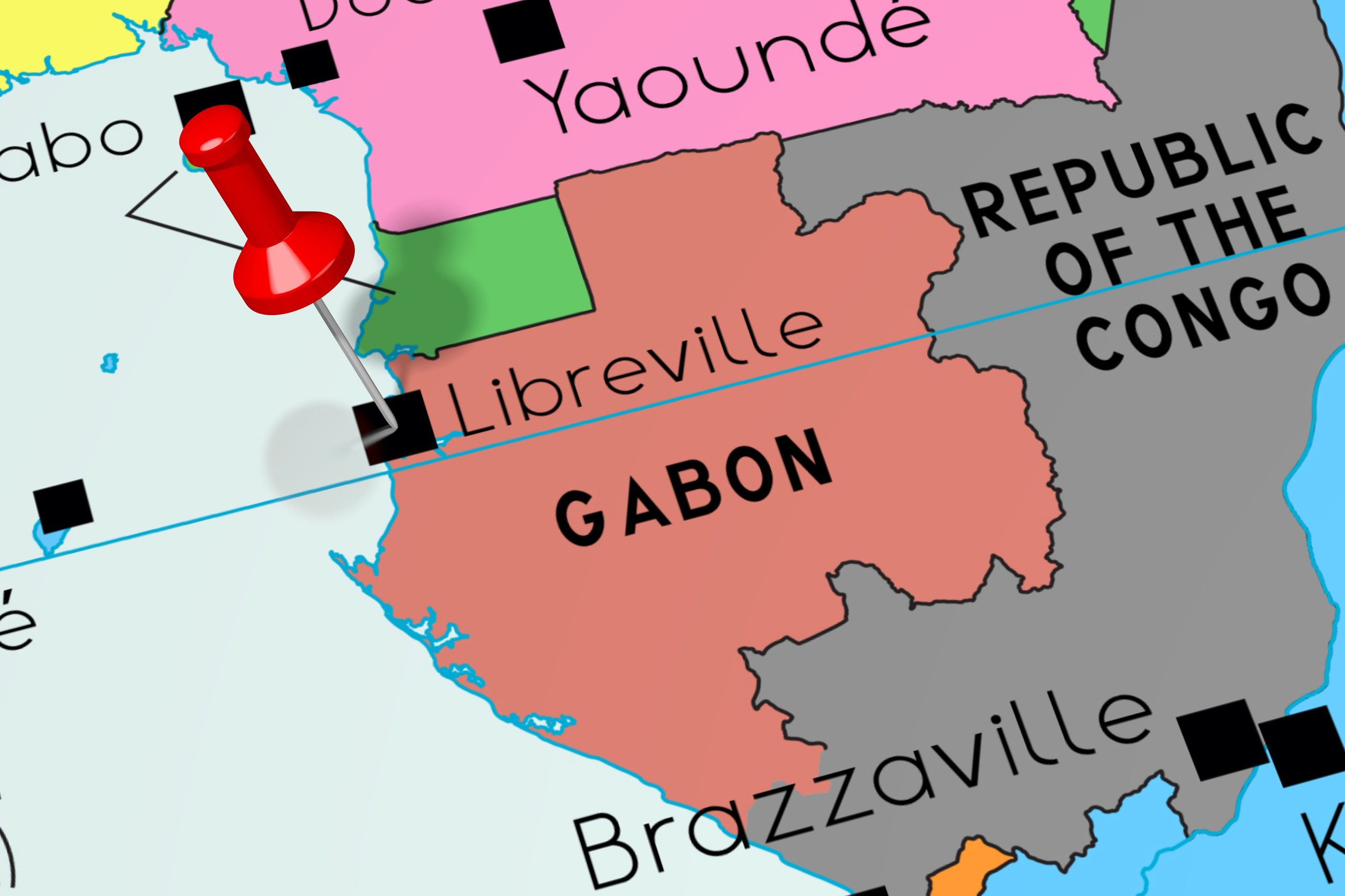 Libreville Gabon On The Map