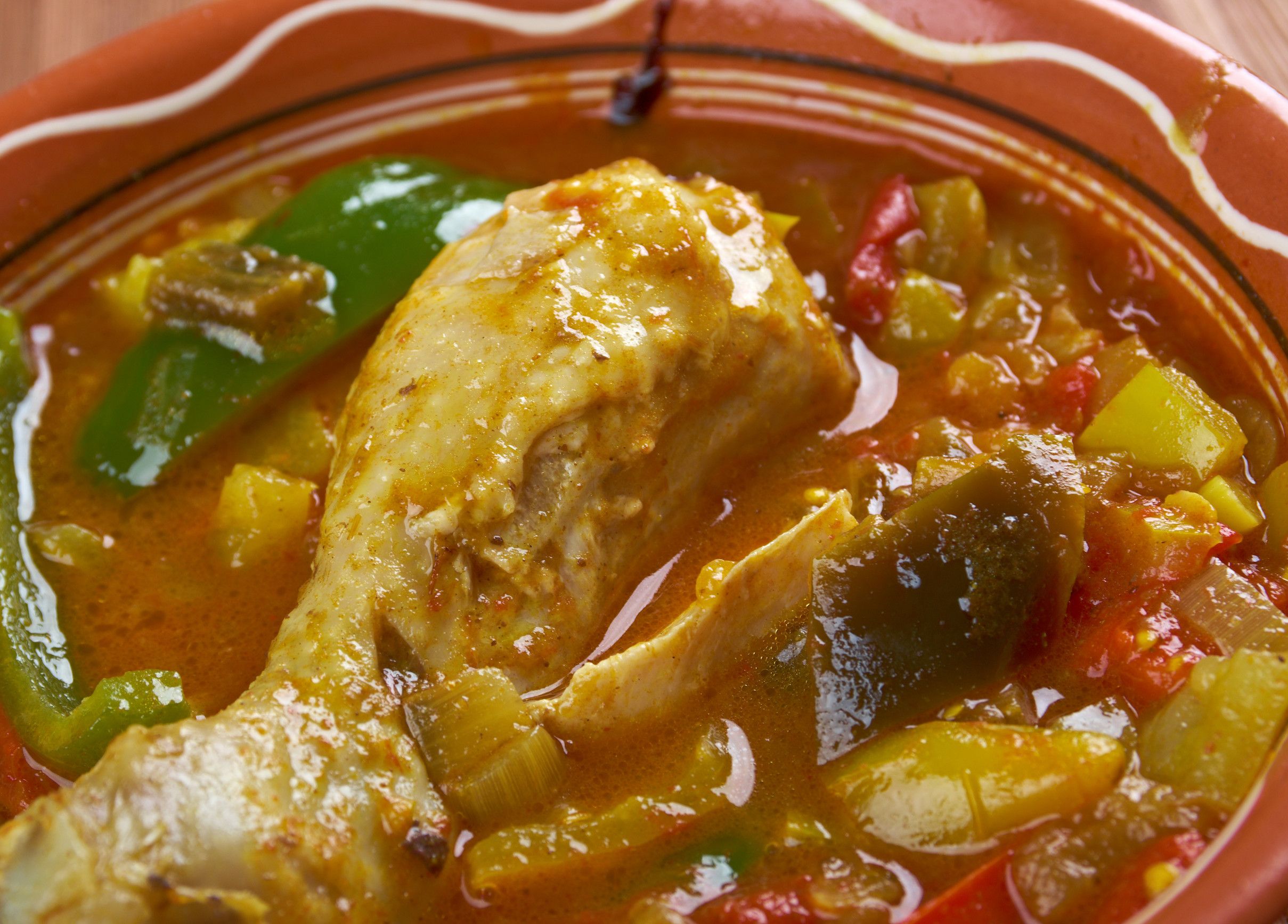 Muamba de galinha chicken stew dish