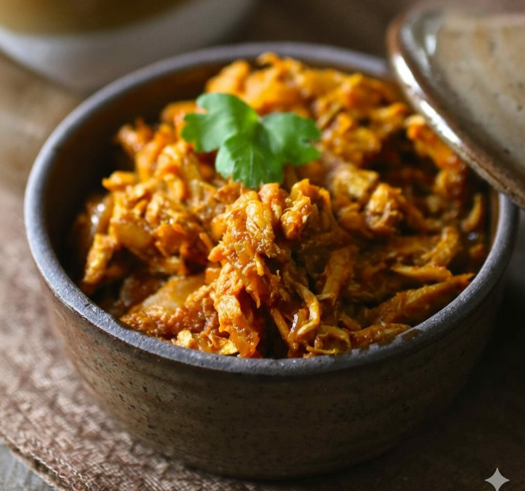 Traditional Poulet Nyembwe stew in a bowl
